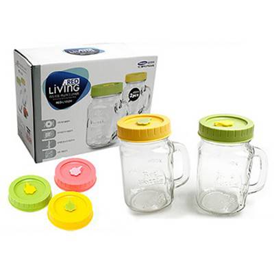 레드리빙 캐닝머그 450ml x 2p