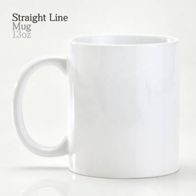 13oz 직선도자기머그