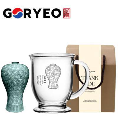 한국전통 고려청자 머그컵 440ml 1P 선물세트