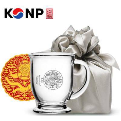 한국전통 곤룡포 머그컵 440ml 보자기 선물포장