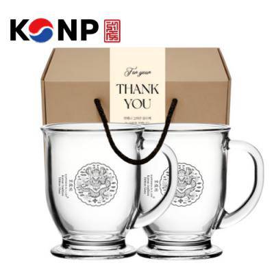 한국전통 곤룡포 머그컵 440ml 2P 선물세트
