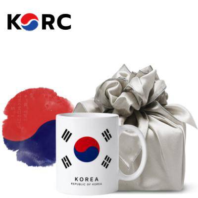 대한민국을 담은 태극기 머그컵 355ml 보자기 선물포장