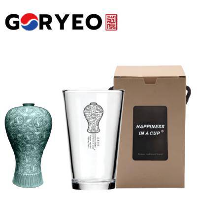 한국전통 고려청자 샤이닝 글라스컵 480ml 1P 선물세트
